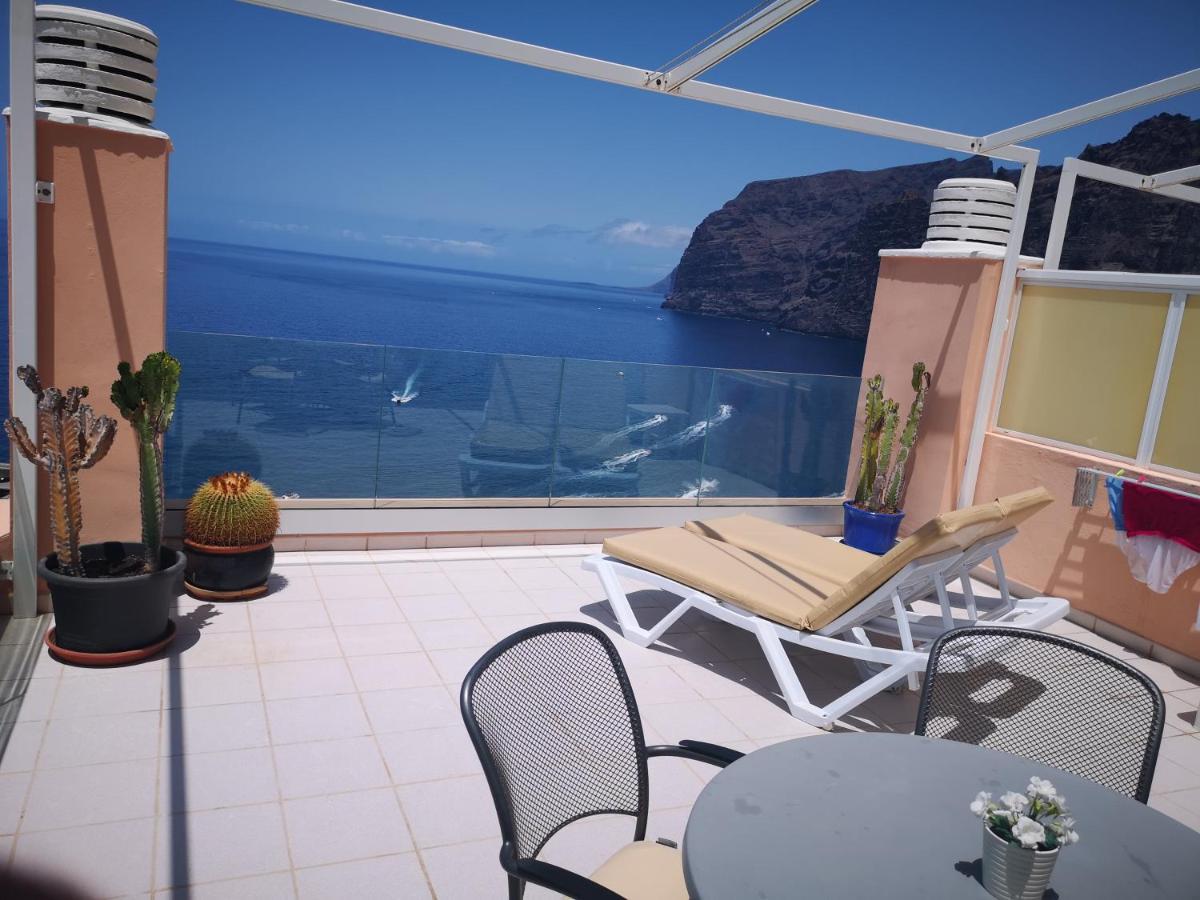 Luxury Apt. With Stunning Sea View Acantilado de los Gigantes Esterno foto
